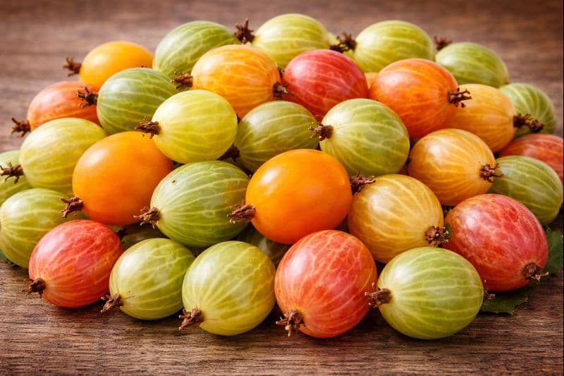 Fresh gooseberries