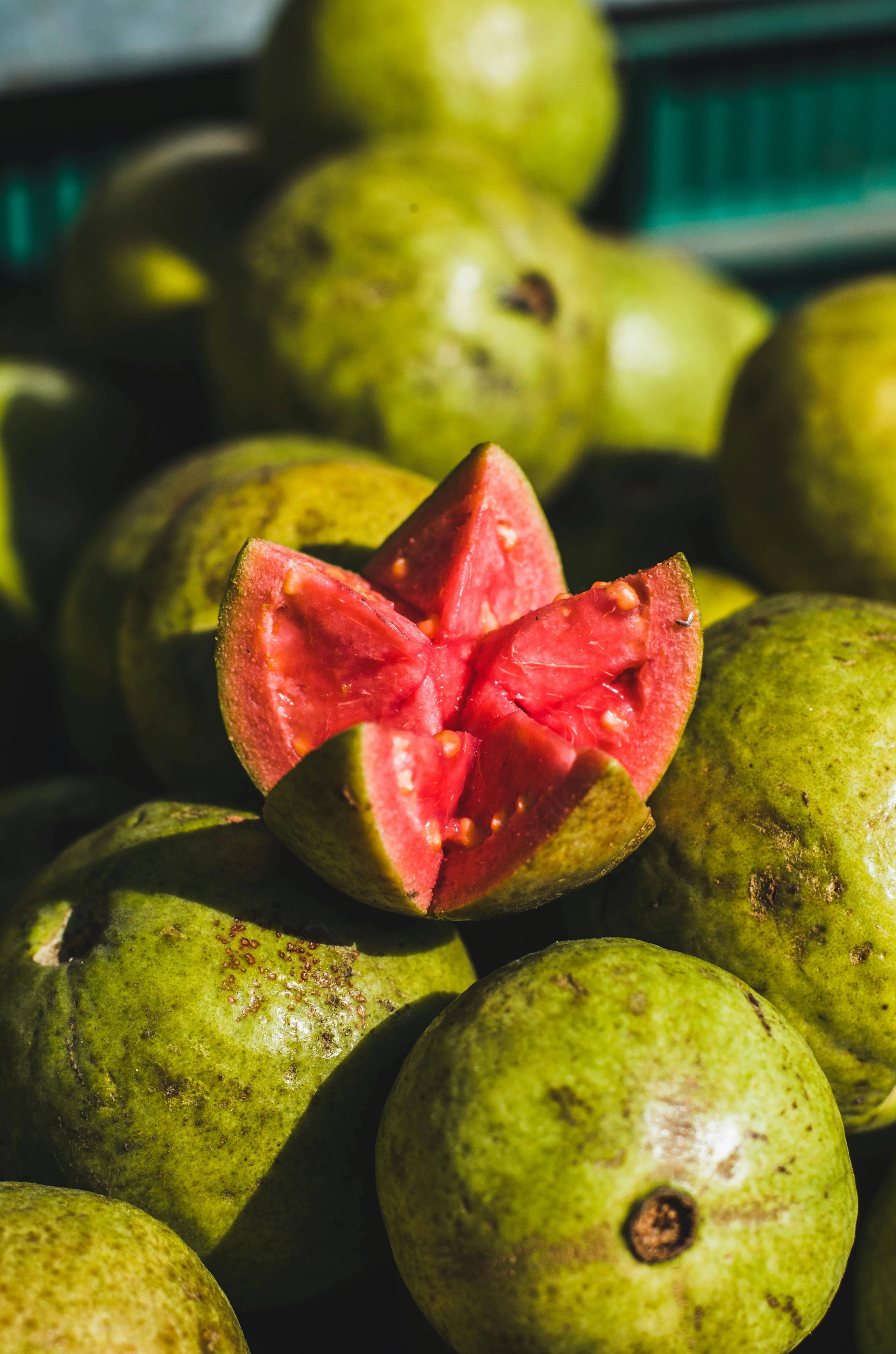 Fresh guava tropical fruit